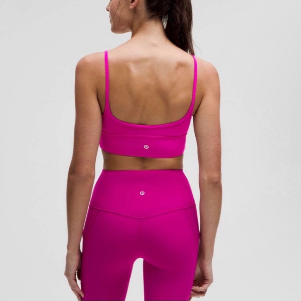 💕 lululemon Align Sweetheart Bra Light Support A/B Cup Ripe Raspberry size 6 & 8 - Picture 3 of 6